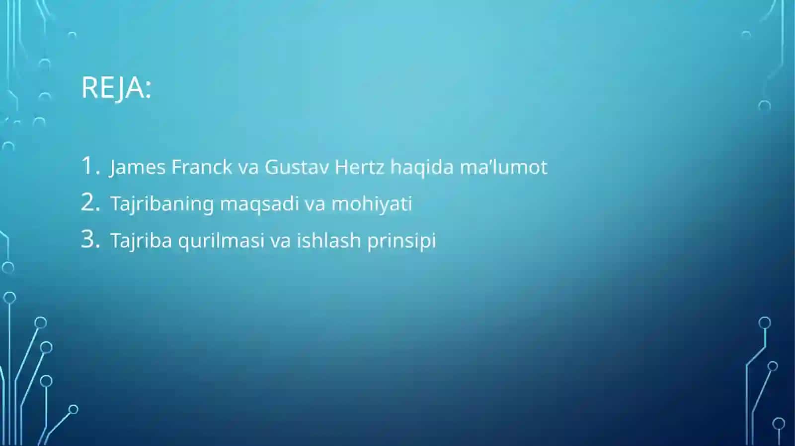Frank gers tajribalari 2