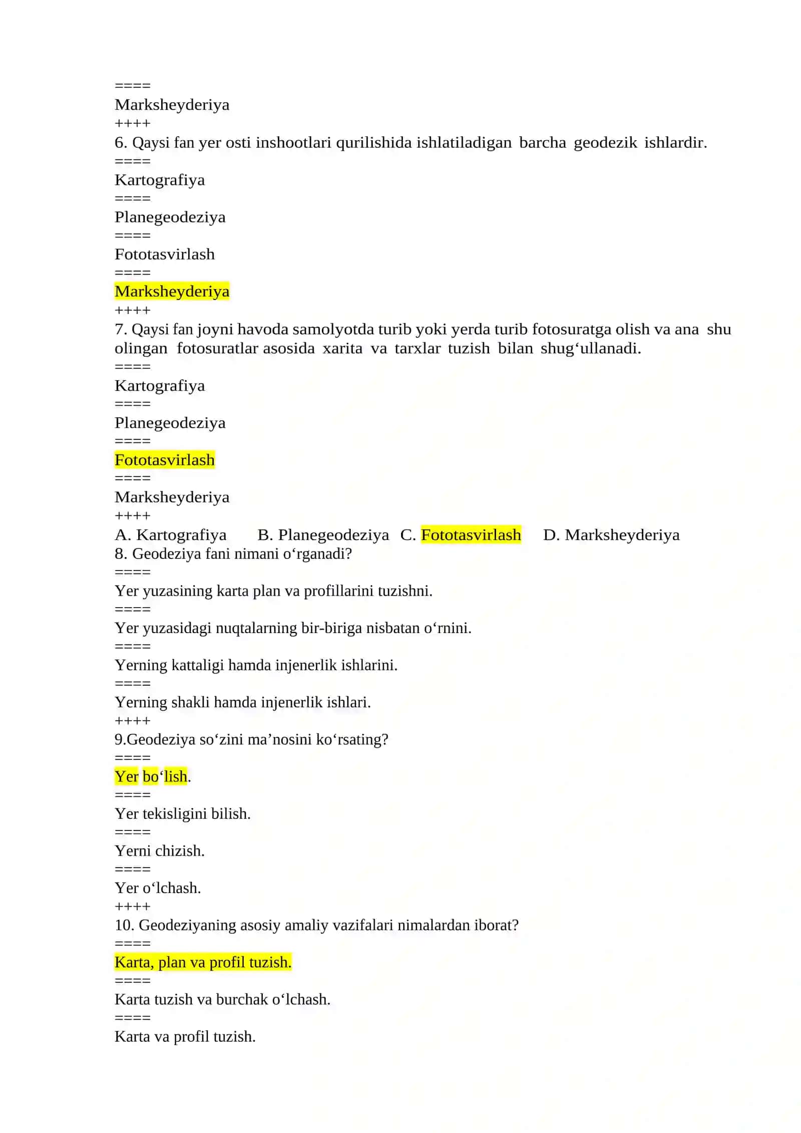 Geodeziya 2