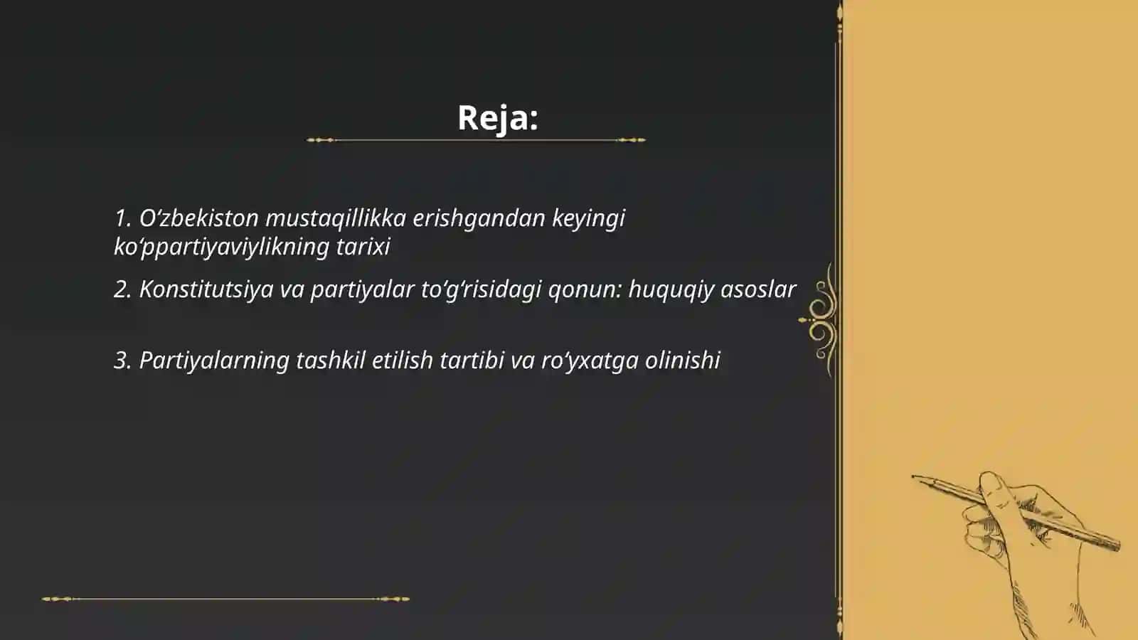 O‘zbekistonda ko‘ppartiyaviylik tizimining shakllanishi va uning ahamiyati 2