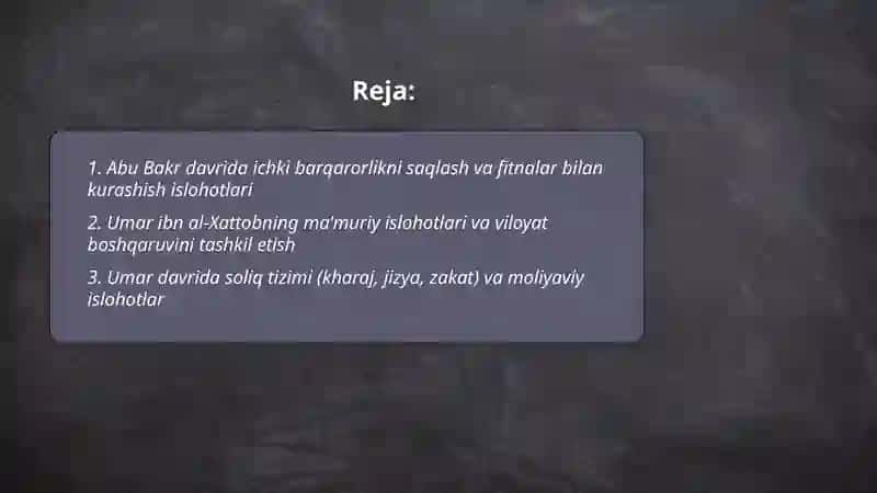 Abu Bakr davri 2