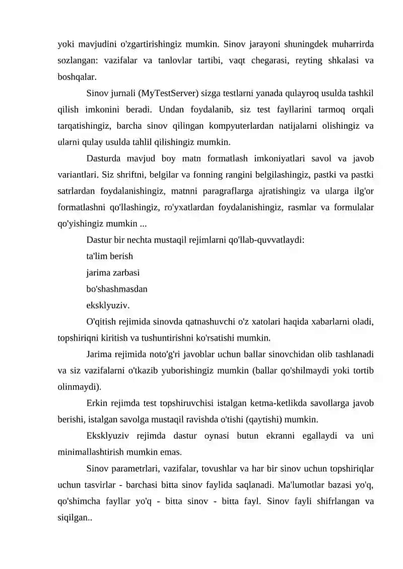 MyTest X 2