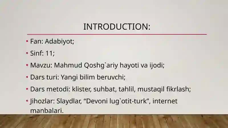 Mahmud Qoshg`ariy Hayoti va Ijodi 2