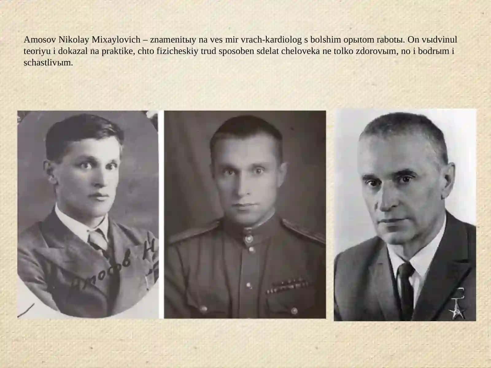 Mashhur xirurg Nikolay Amosov hayoti va faoliyati 2