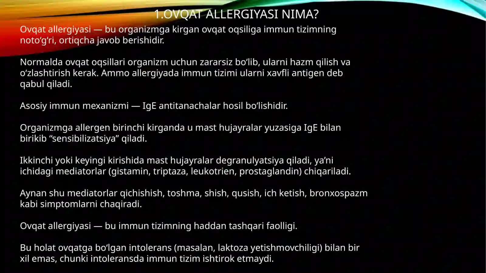 Bolalarda ovqatdan allergiya 2