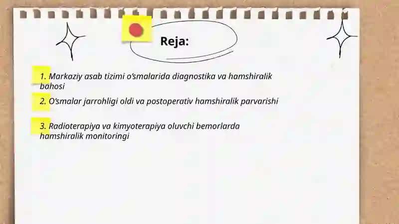Markaziy asab tizimining o‘smalari 2