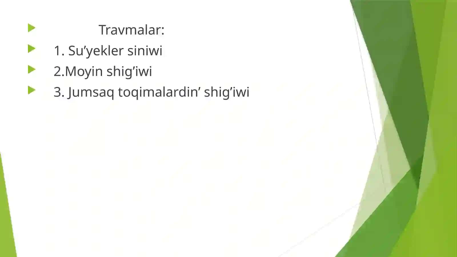 Travmalar 2