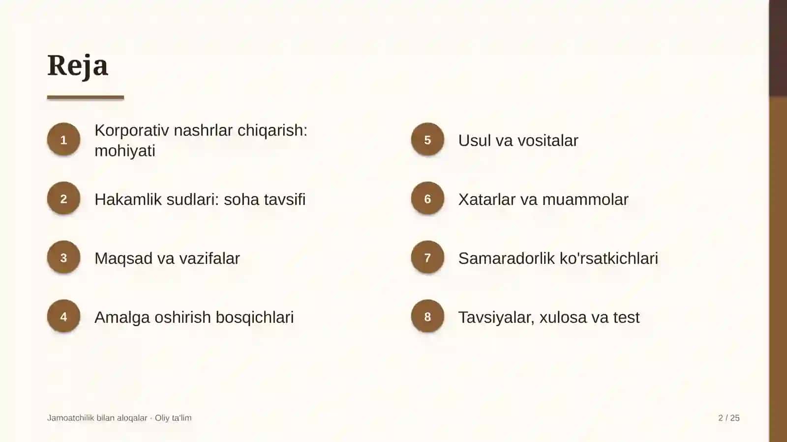 Hakamlik sudlarida korporativ nashrlar chiqarish 2