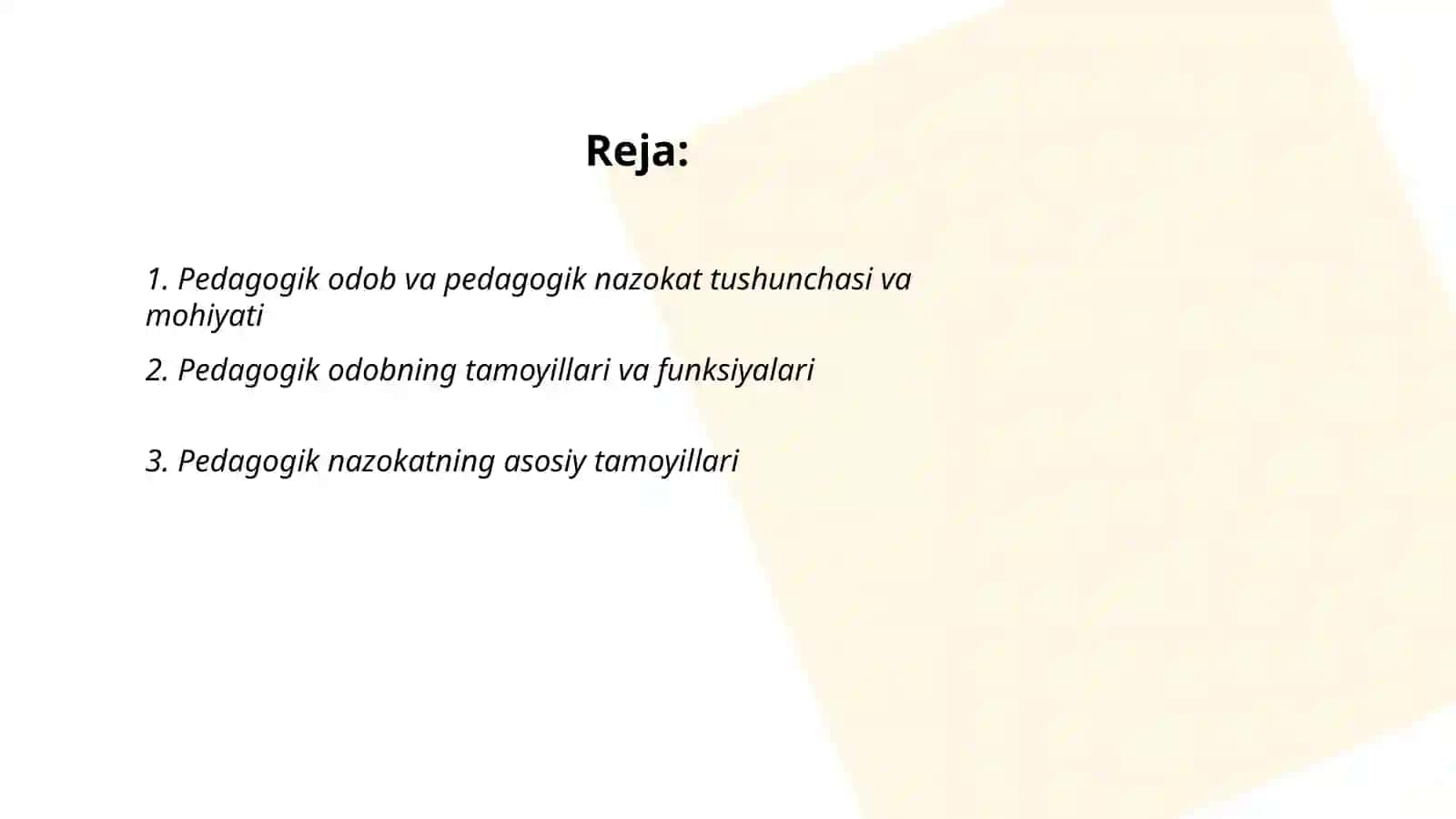 Pedagogik odob va pedagogik nazokat haqida tushuncha 2