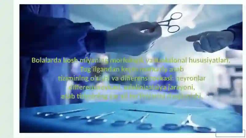 Bolalarda bosh miyaning morfologik va funksional hususiyatlari 2