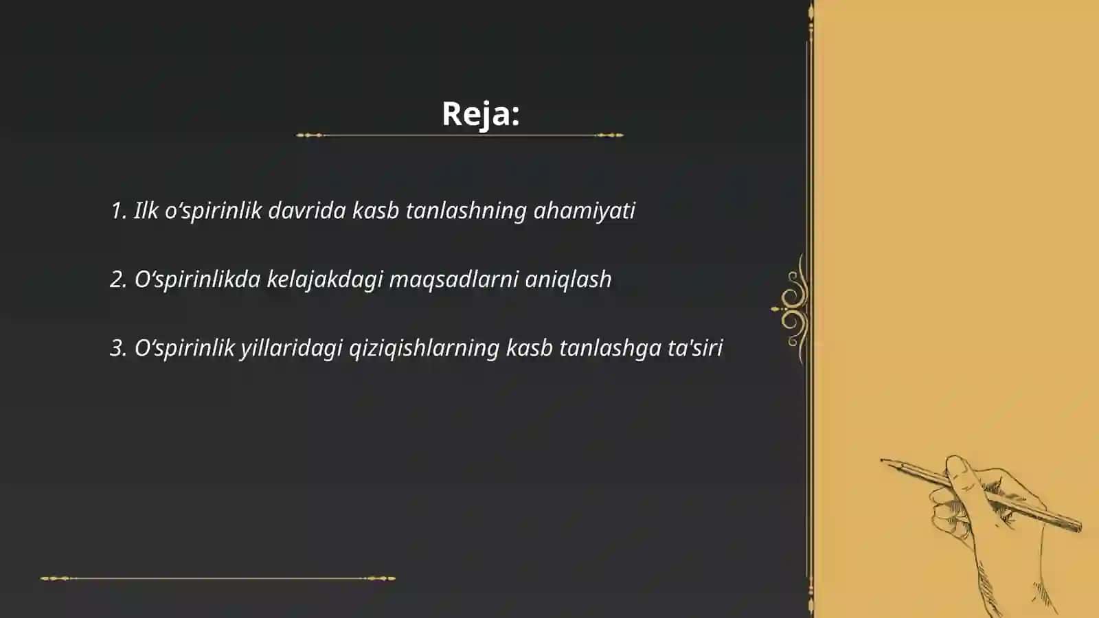 Yoshlik davrining psixologik xususyatlari 2