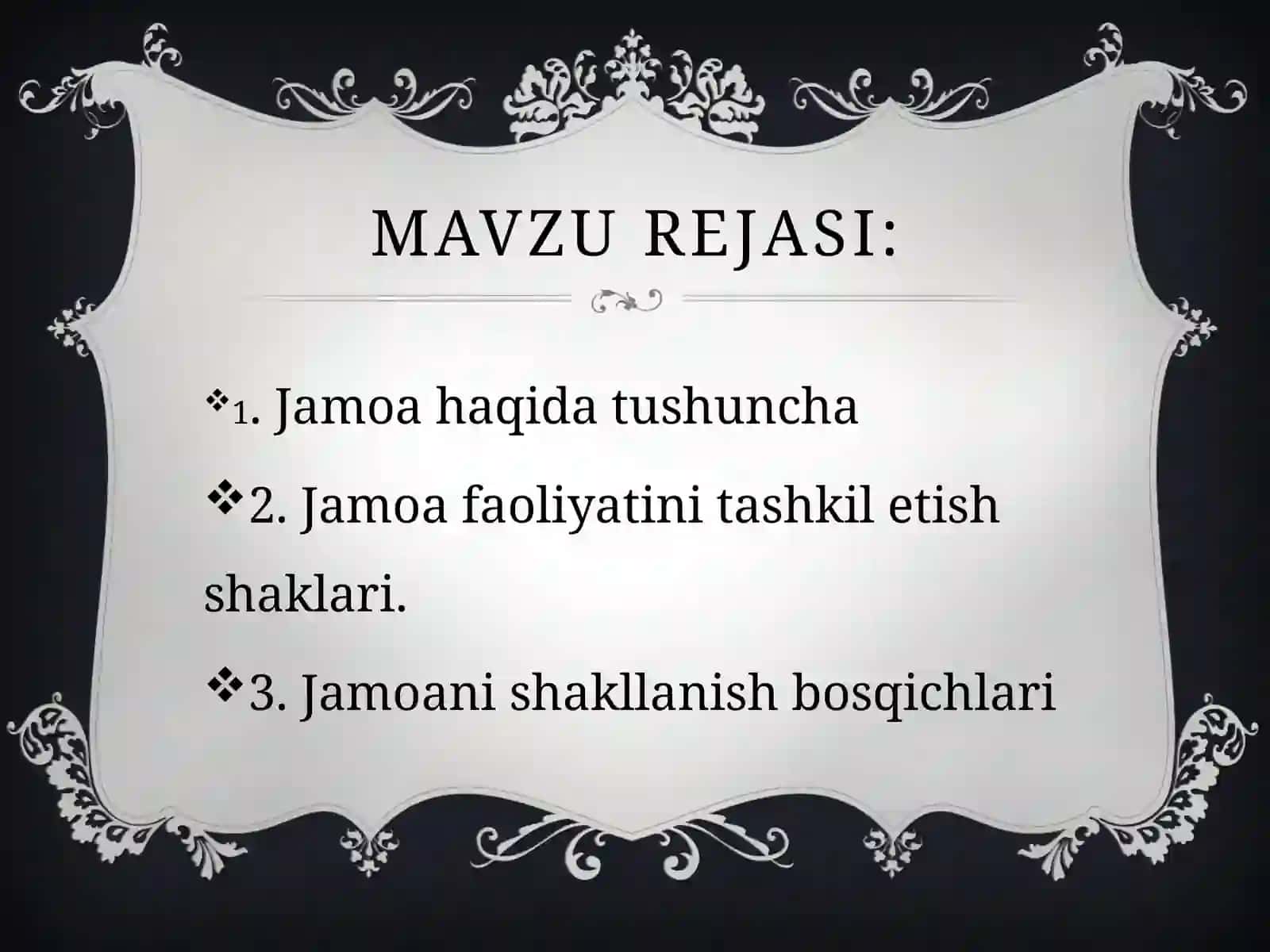 Bolalar Tarbiyajamoasiva yagonapedagogik jarayonning asosiy shakli 2