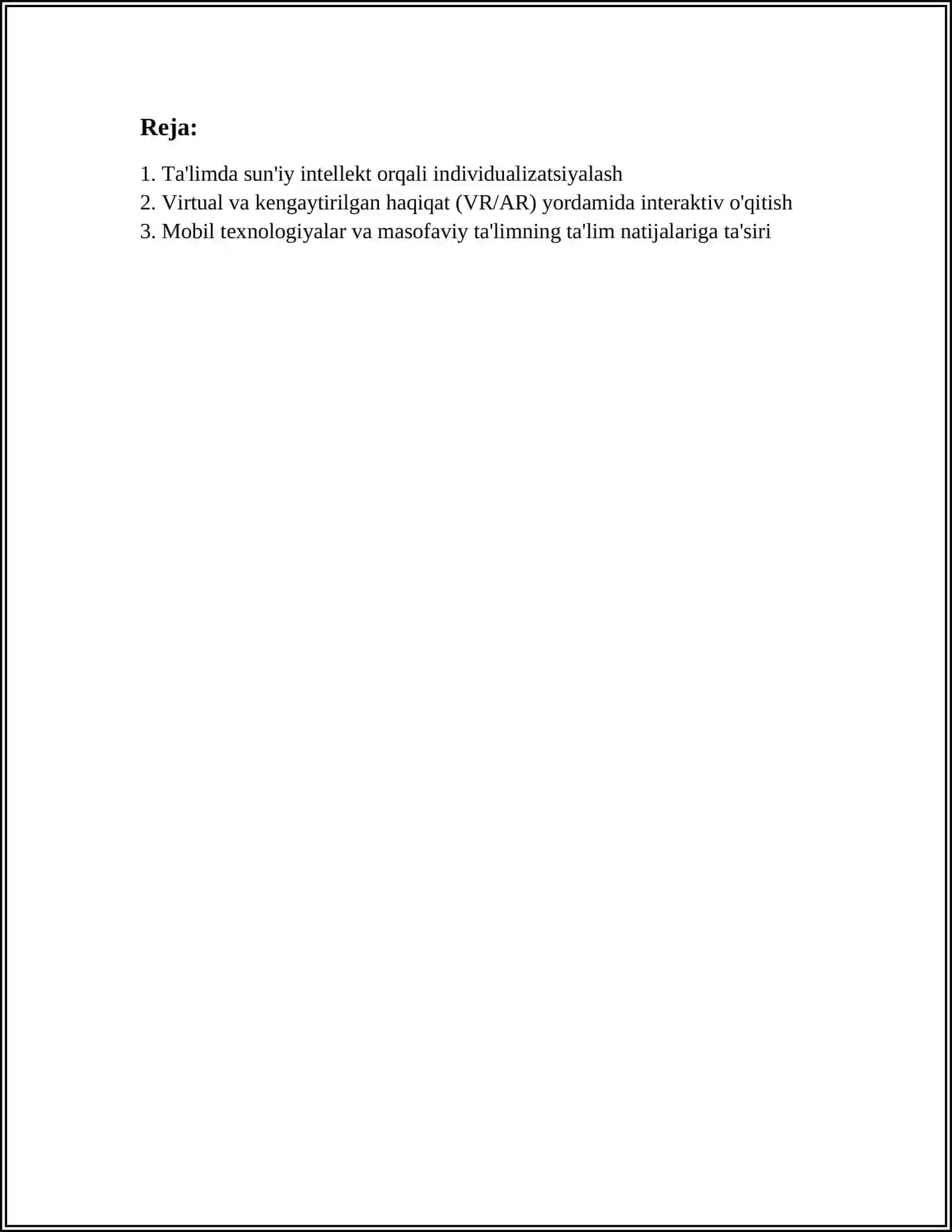 TA'LIMDA SUN'IY INTELLEKT ORQALI INDIVIDUALIZATSIYALASH 2