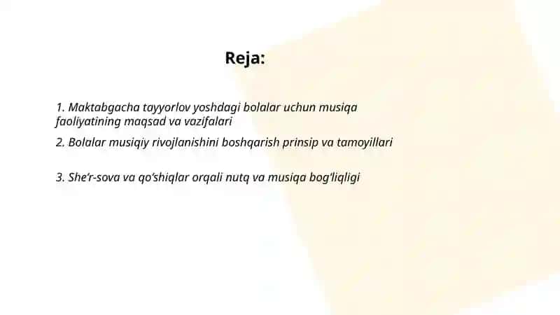 Maktabgacha Tayyorlov Yoshdagi Bolalar Musiqiy Faoliyat Mazmuni 2