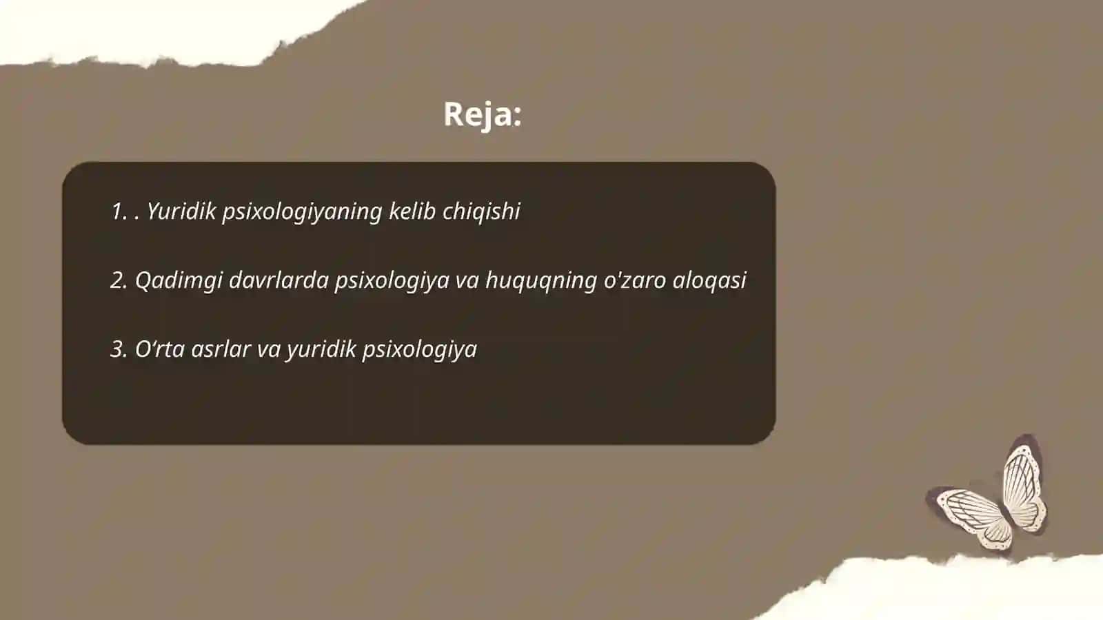 Yuridik Psixologiya Tarixi 2