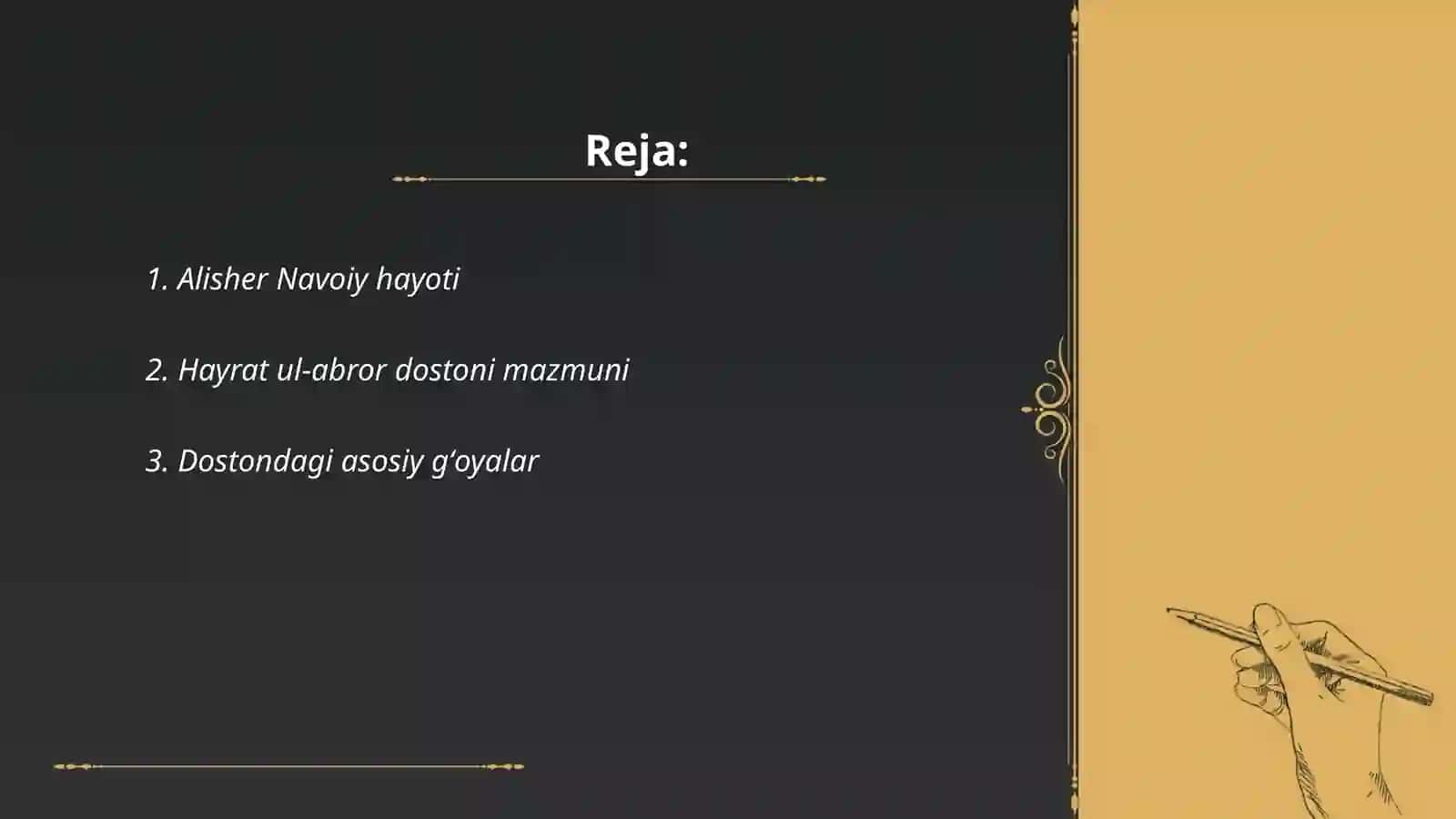 Hayrat ul Abror dostoni 2