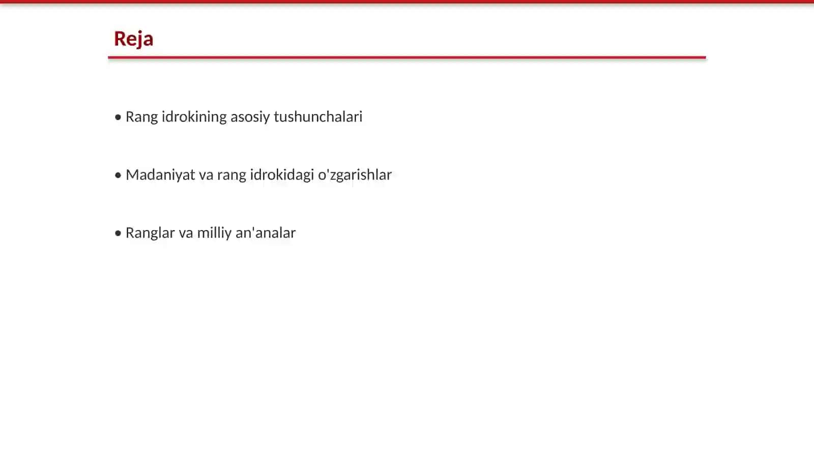 Rang idrokining madaniy omillarga bog'liqligi 2