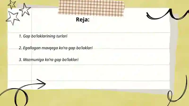 Gap boʻlaklari sanalmaydigan birliklar 2