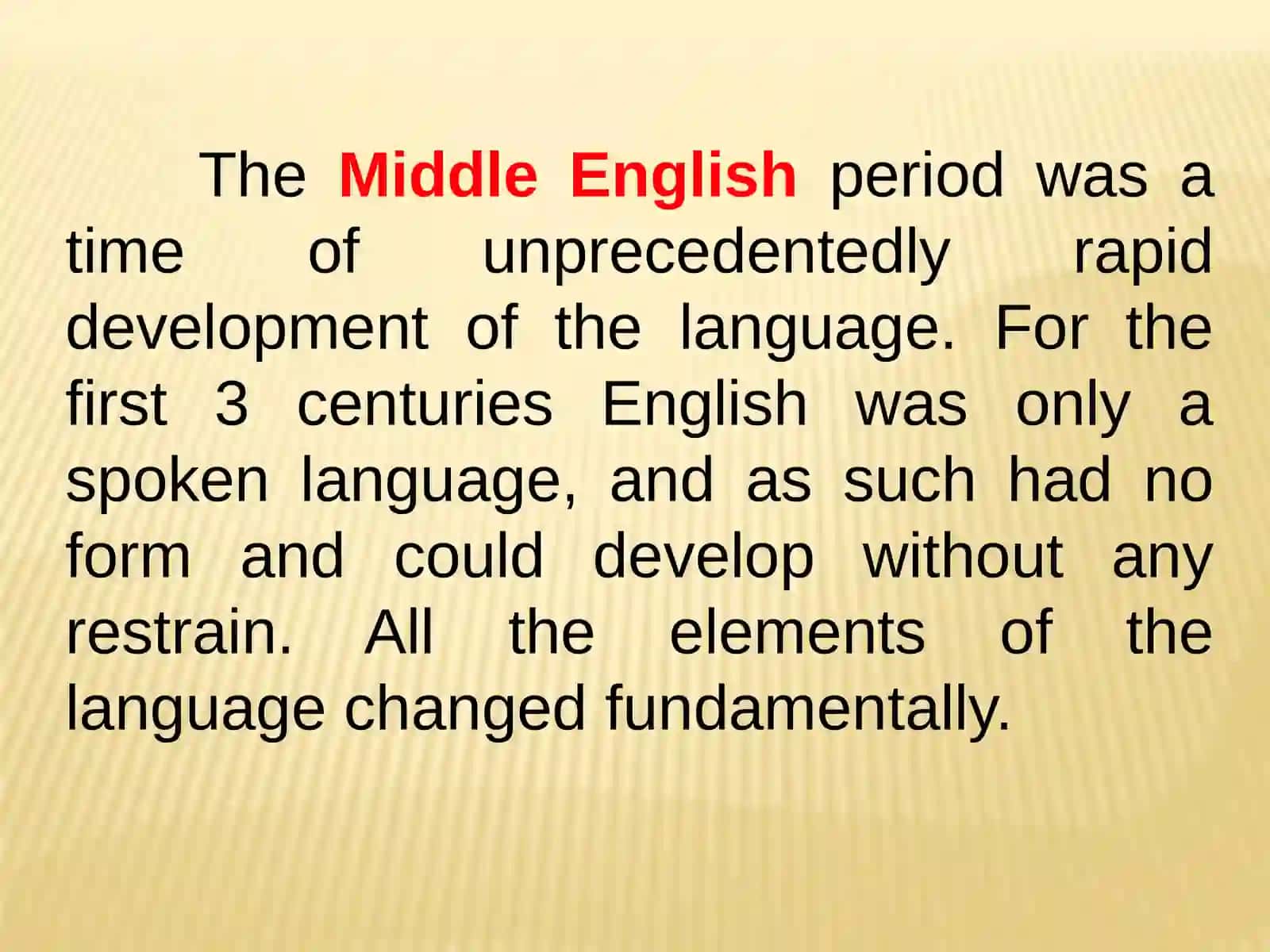 Middle English 2
