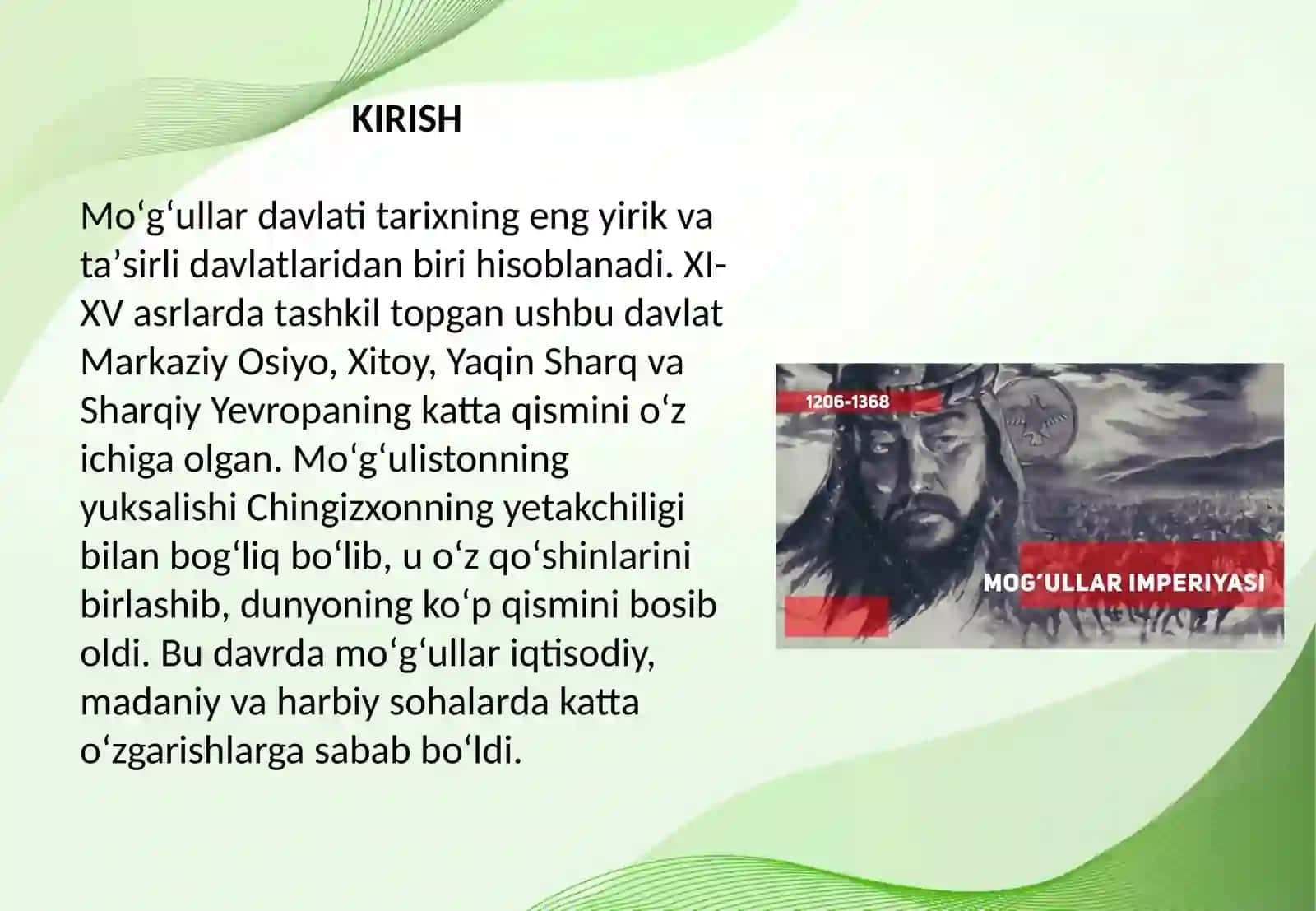 XI-XV asrlarda Moʻgʻullar davlati 2
