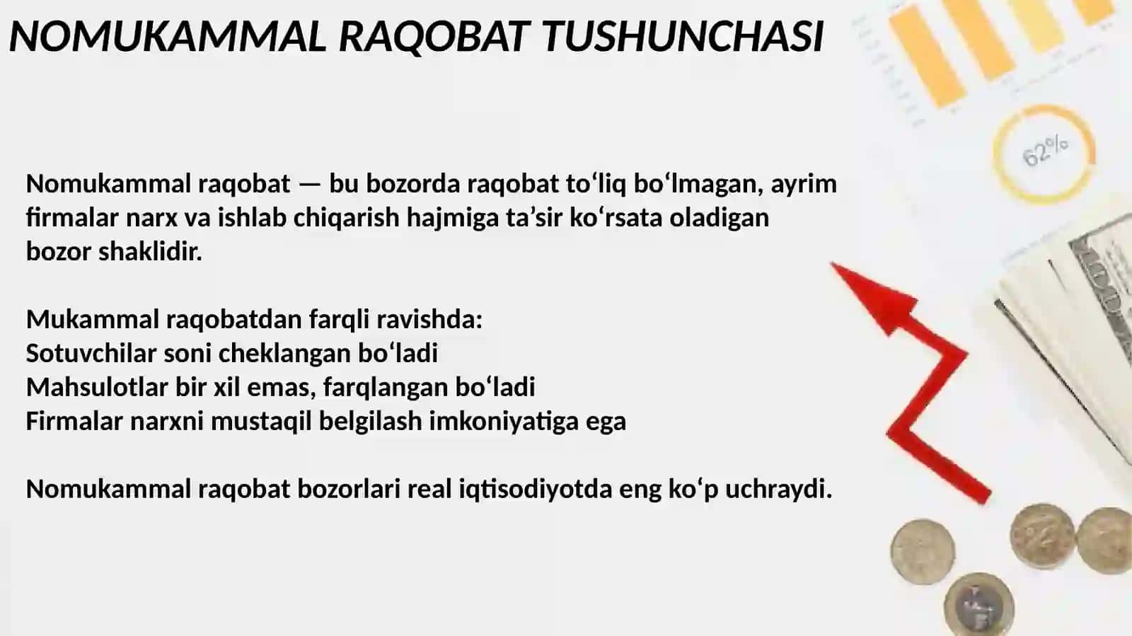 Nomukammal raqobat bozori nazariyalari 2