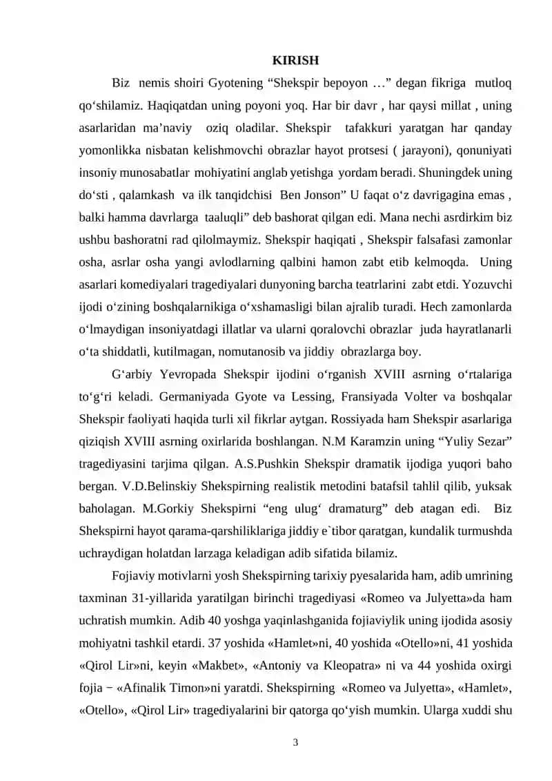 UILYAM SHEKSPIRNING “OTELLO” TRAGEDIYASINI BADIIY VA G‘OYAVIY JIHATDAN TAHLIL QILISH 2
