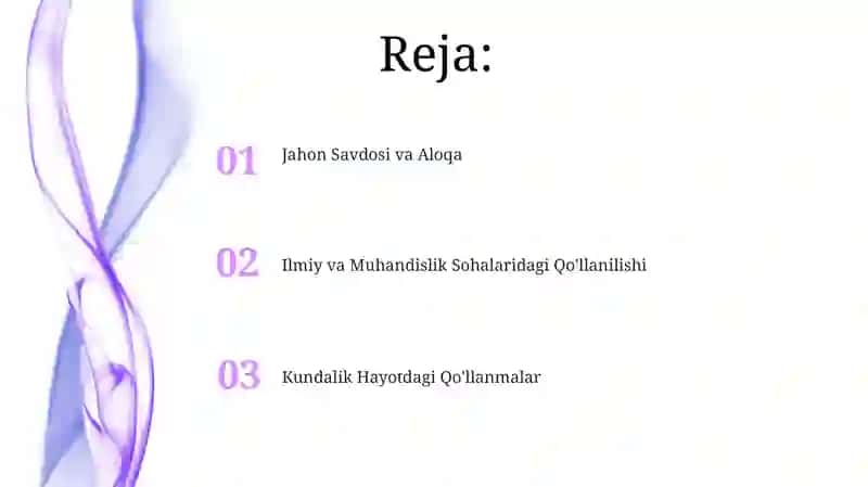 Metrik masalalar yeschishning amaliy tatbiqlari 2