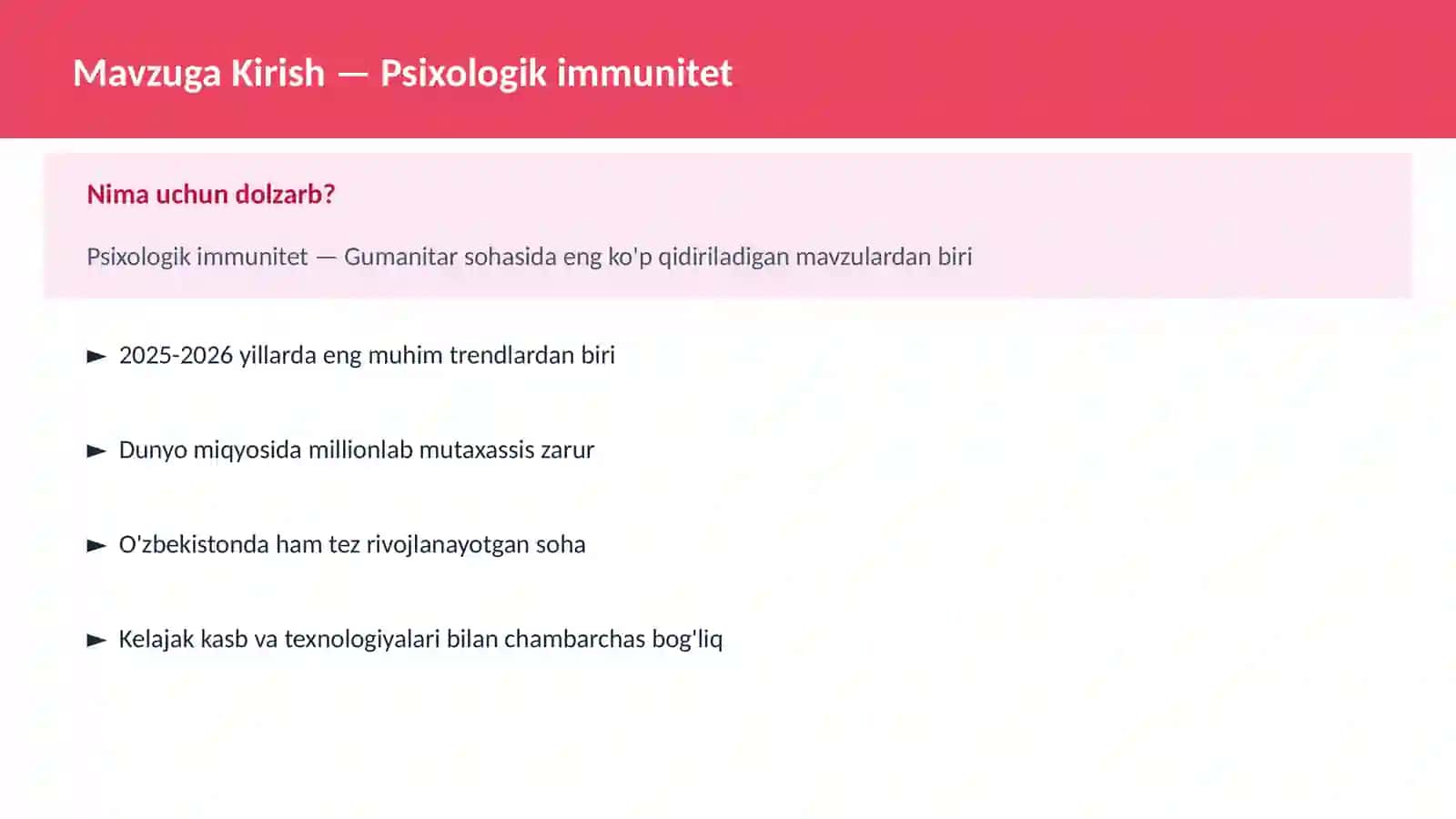 Psixologik immunitet 2