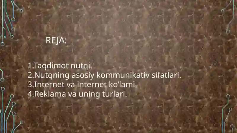 Taqdimotnutqi, internettilivareklama 2
