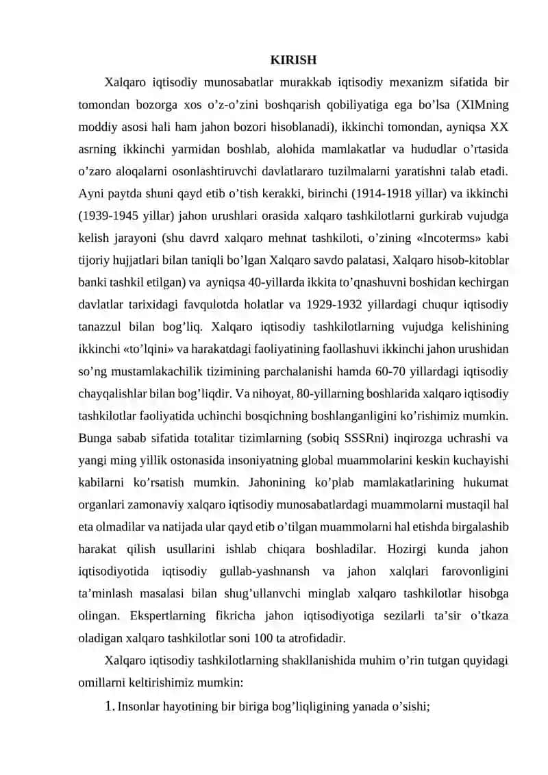 JAHON IQTISODIY TIZIMINING TARKIBIY O‘ZGARISHLARI 2