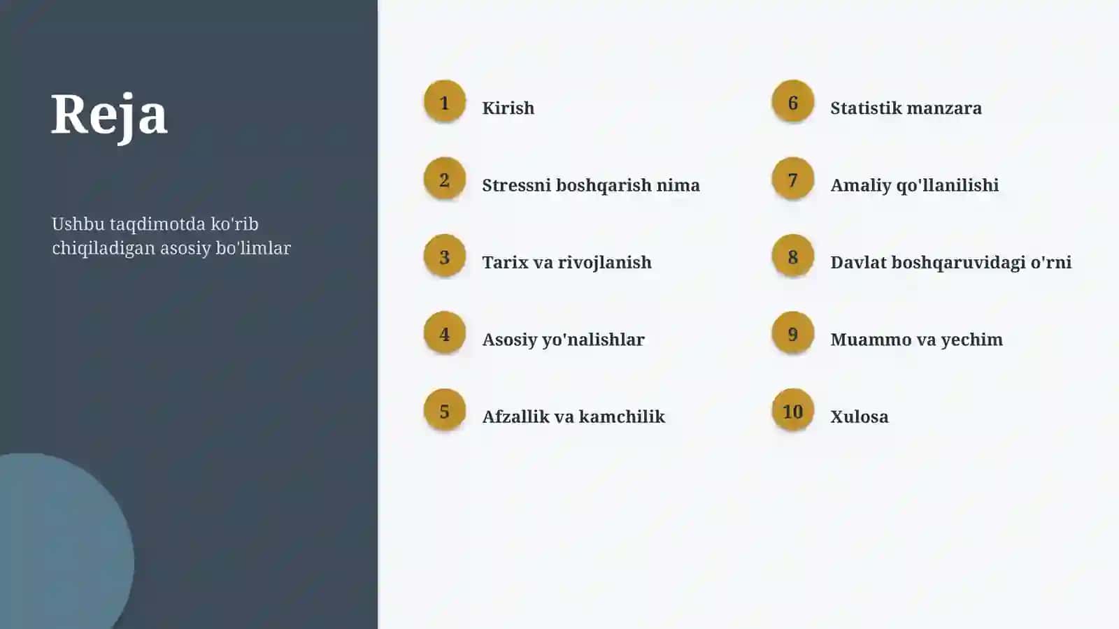 Stressni boshqarish 2