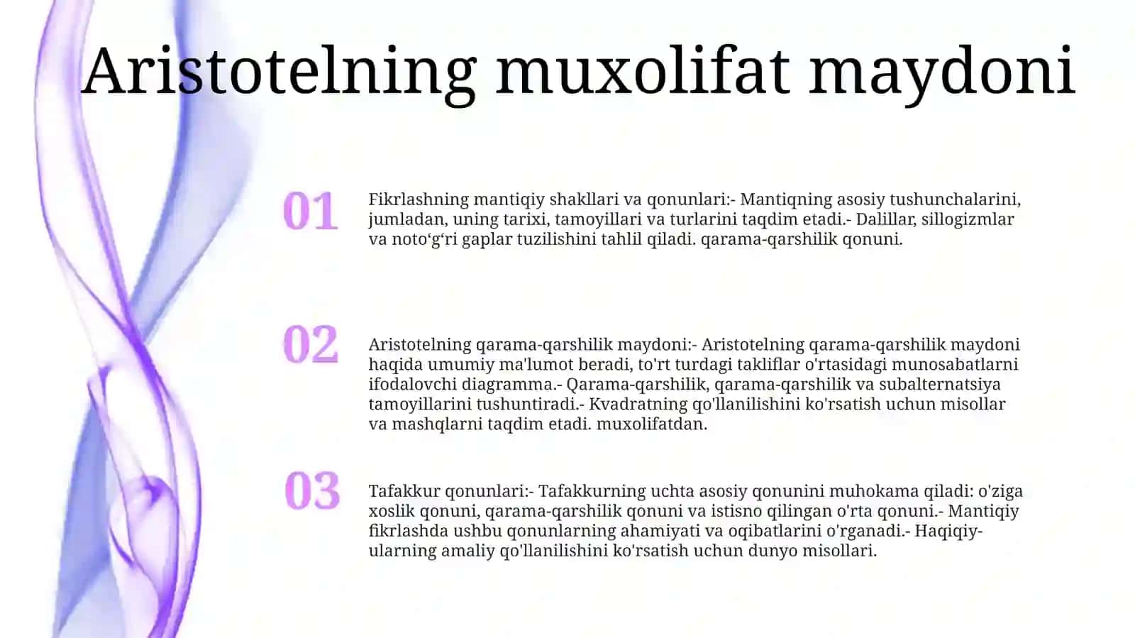 Tafakkurning Mantiqiy Shakllari Va Qonunlari 2
