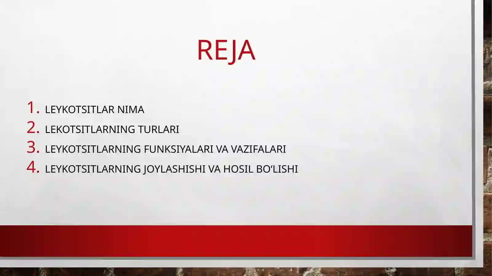 Leykotsitlar va ularning turlari 2