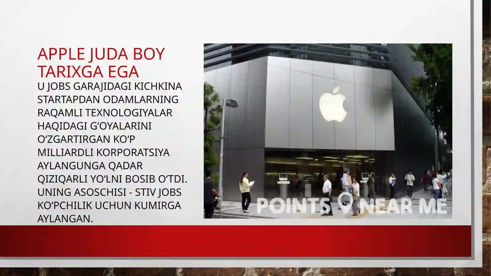 Apple kompaniyasi. 2