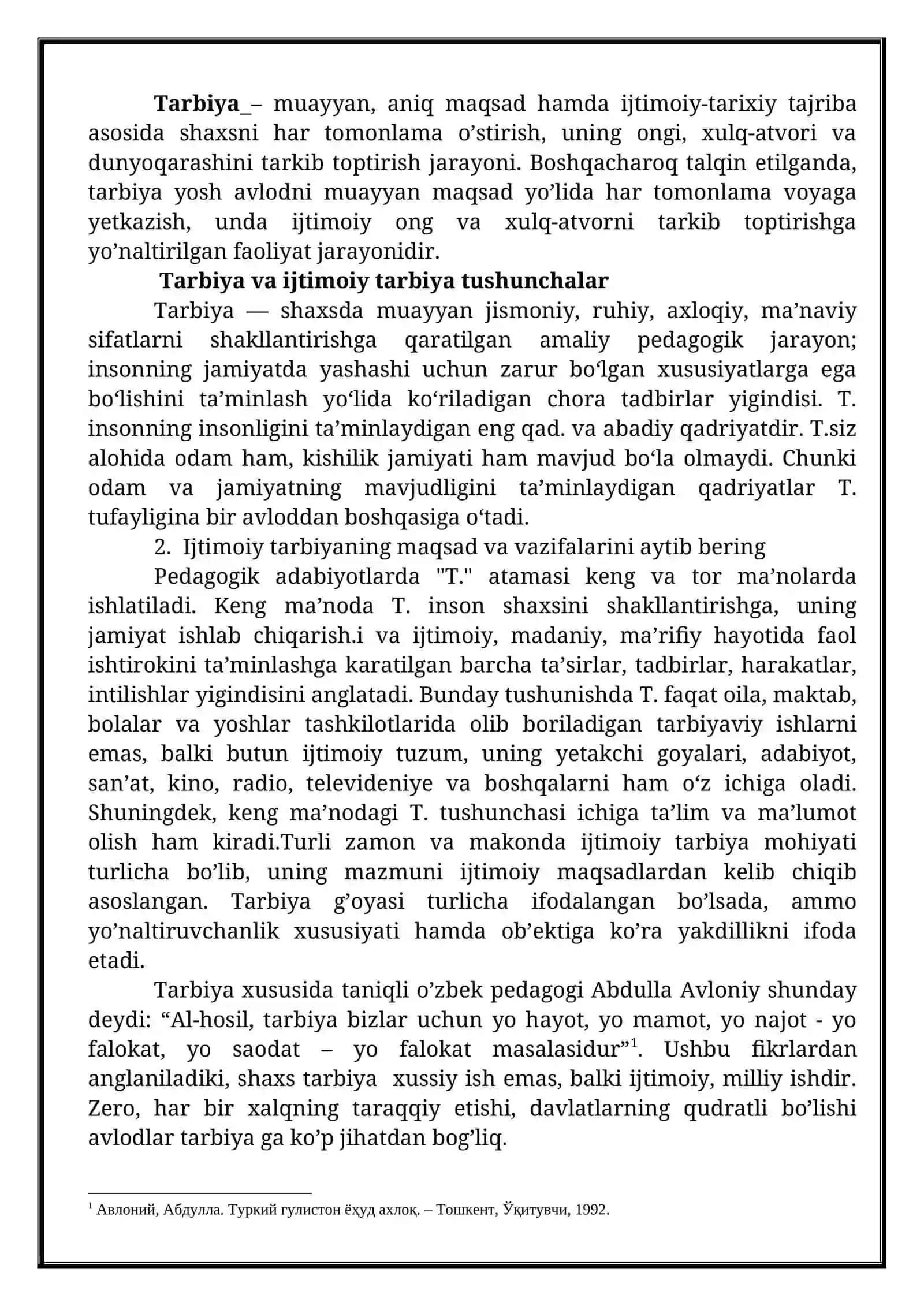Tarbiya va ijtimoiy tarixiy jijtimoiylashuv mehanizmlari 2