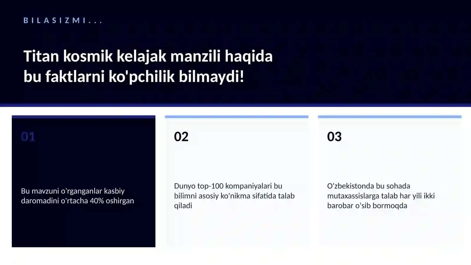 Titan kosmik kelajak manzili 2