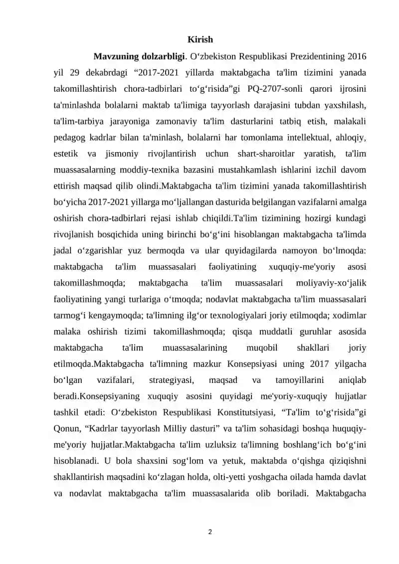 Maktabgacha yoshdagi bolalarni geometrik shakllari bilan tanishtirish 2