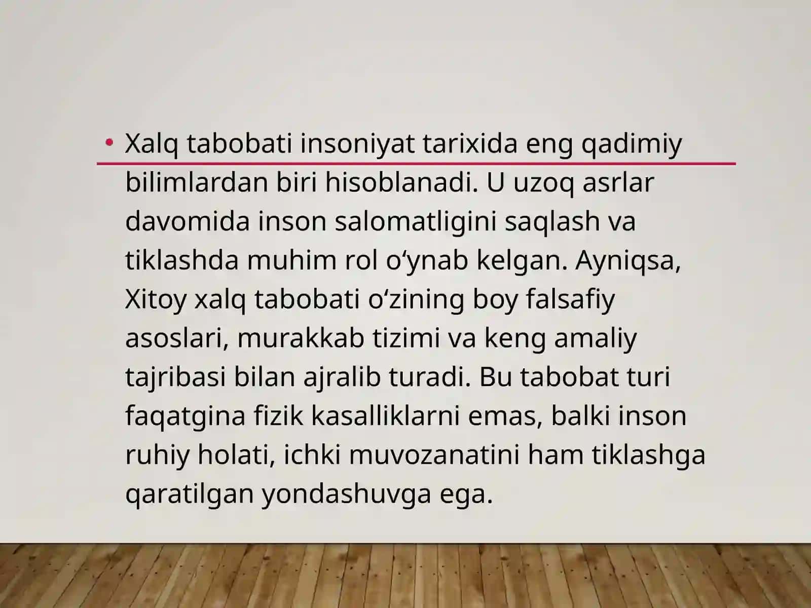 Xitoy xalq tabobatining zamonaviy integratsiyasi 2