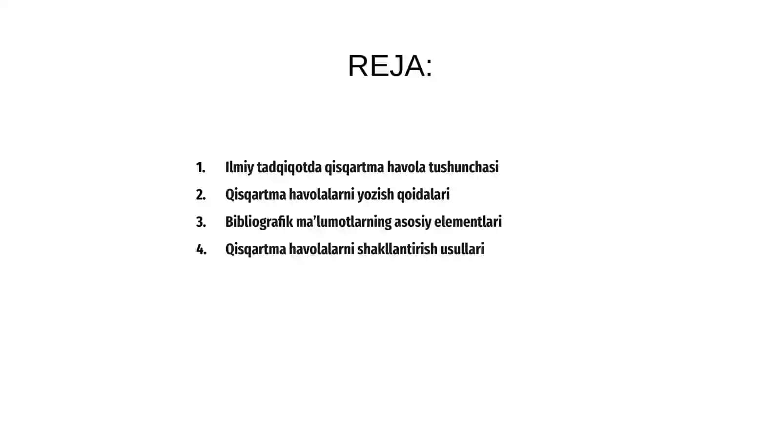 Ilmiy tadqiqotda qisqartma havola va bibliografik ma’lumotlarni berish tartibi 2