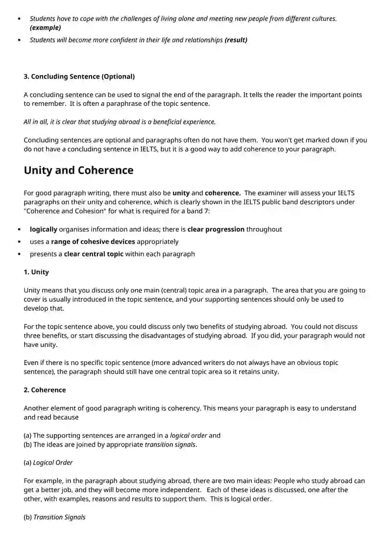 Good Paragraph Writing 2