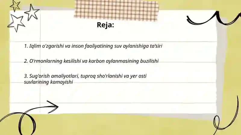 Insonning xojalik faoliyati tasirida tabiatdagi aylanma harakatning buzulishi va buning oldini olish 2