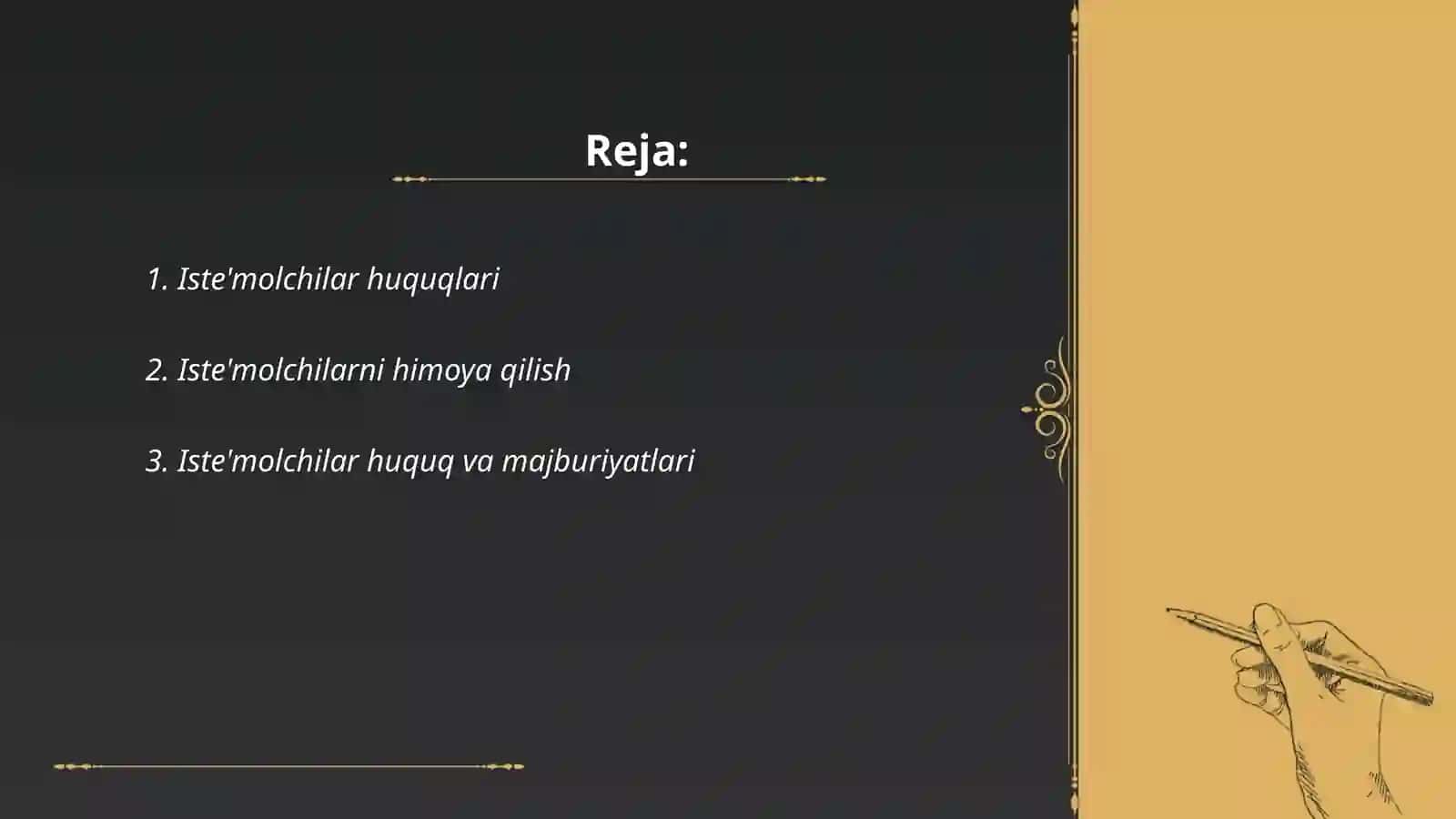 Iste'molchilar huquqlari 2