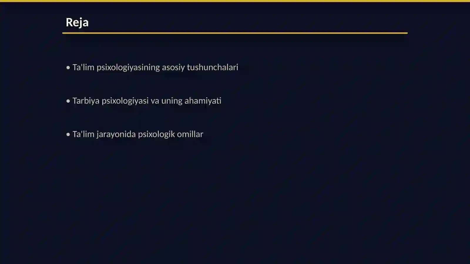 Ta'lim psixologiyasi va tarbiya psixologiyasi 2