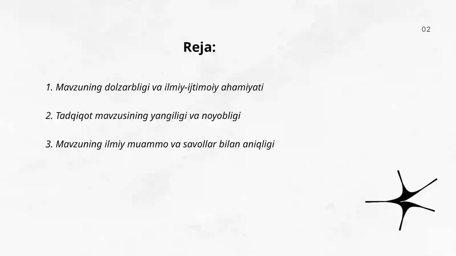 Ilmiy mavzu tanlash mezonlari (guruh muhokamasi) 2