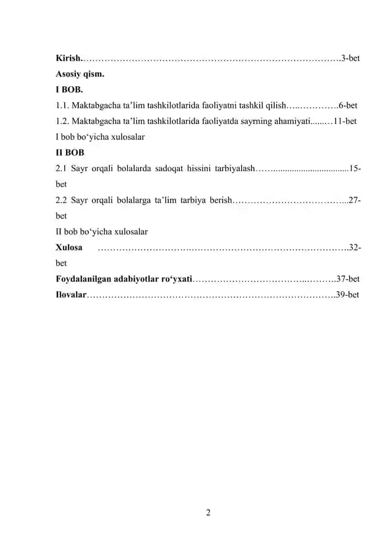 Sayr orqali bolalarda sadoqat hissini tarbiyalash 2