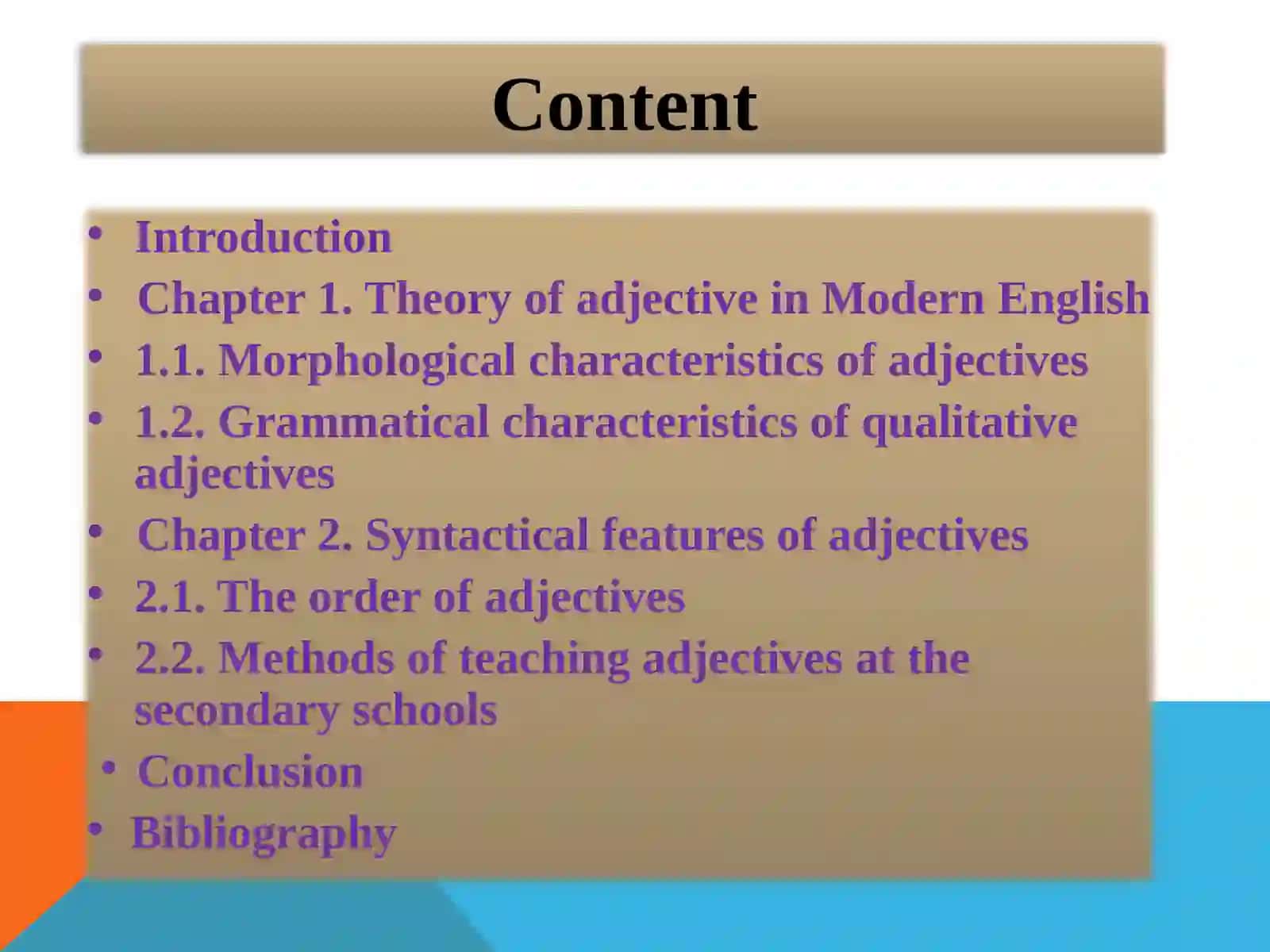 Teaching English adjectives at Uzbek school 2