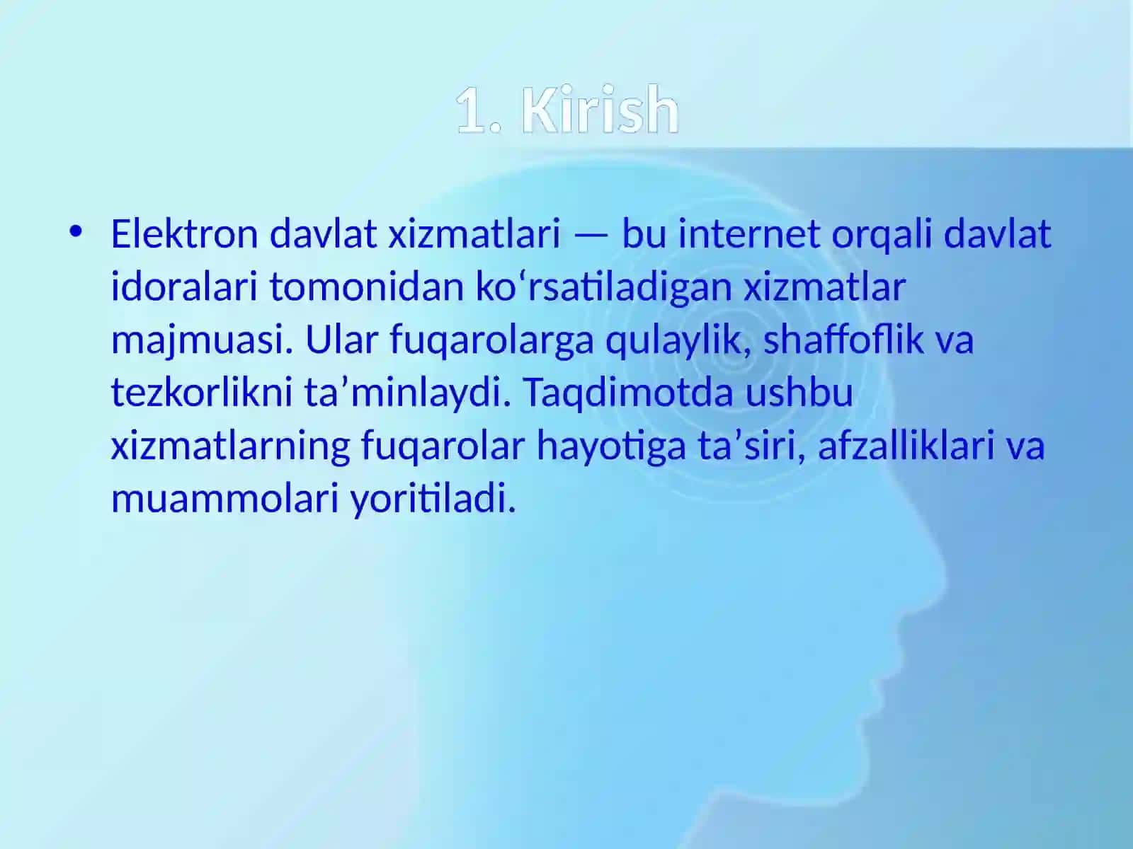 Elektron davlat xizmatlarining fuqarolar hayotiga taʼsiri 2