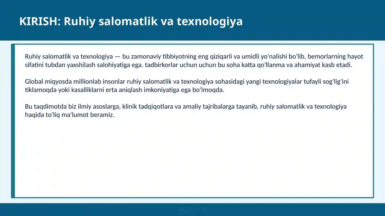 AI terapevt va mental health ilovalar 2