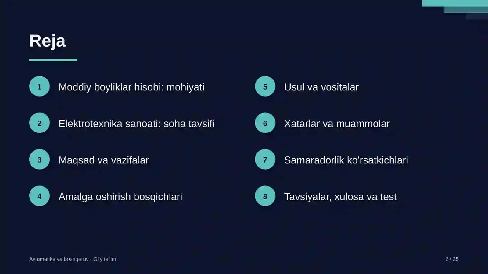 elektrotexnika sanoatida moddiy boyliklar hisobini avtomatlashtirish 9024 2