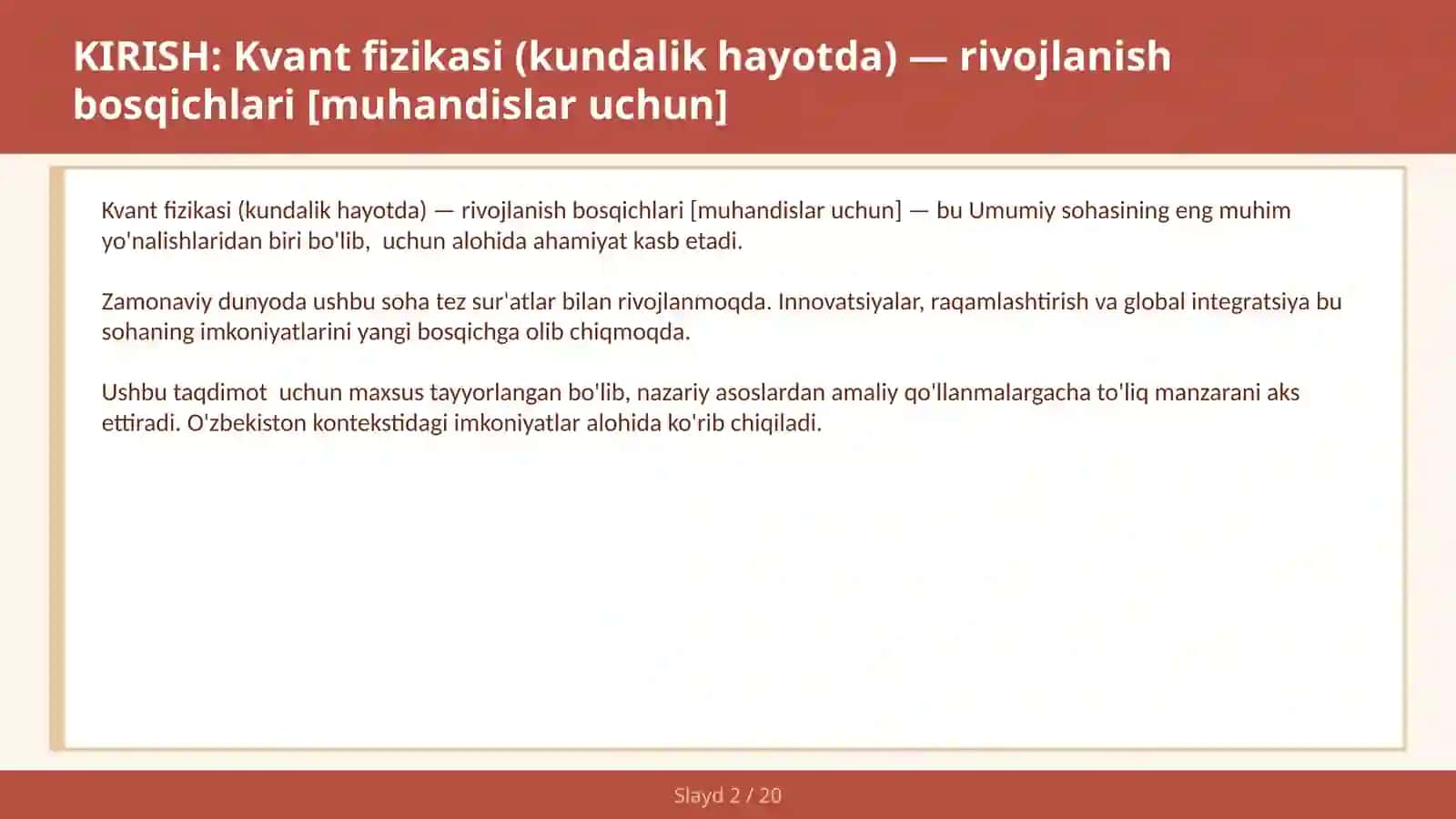 Kvant fizikasi (kundalik hayotda) — rivojlanish bosqichlari [muhandislar uchun] 2