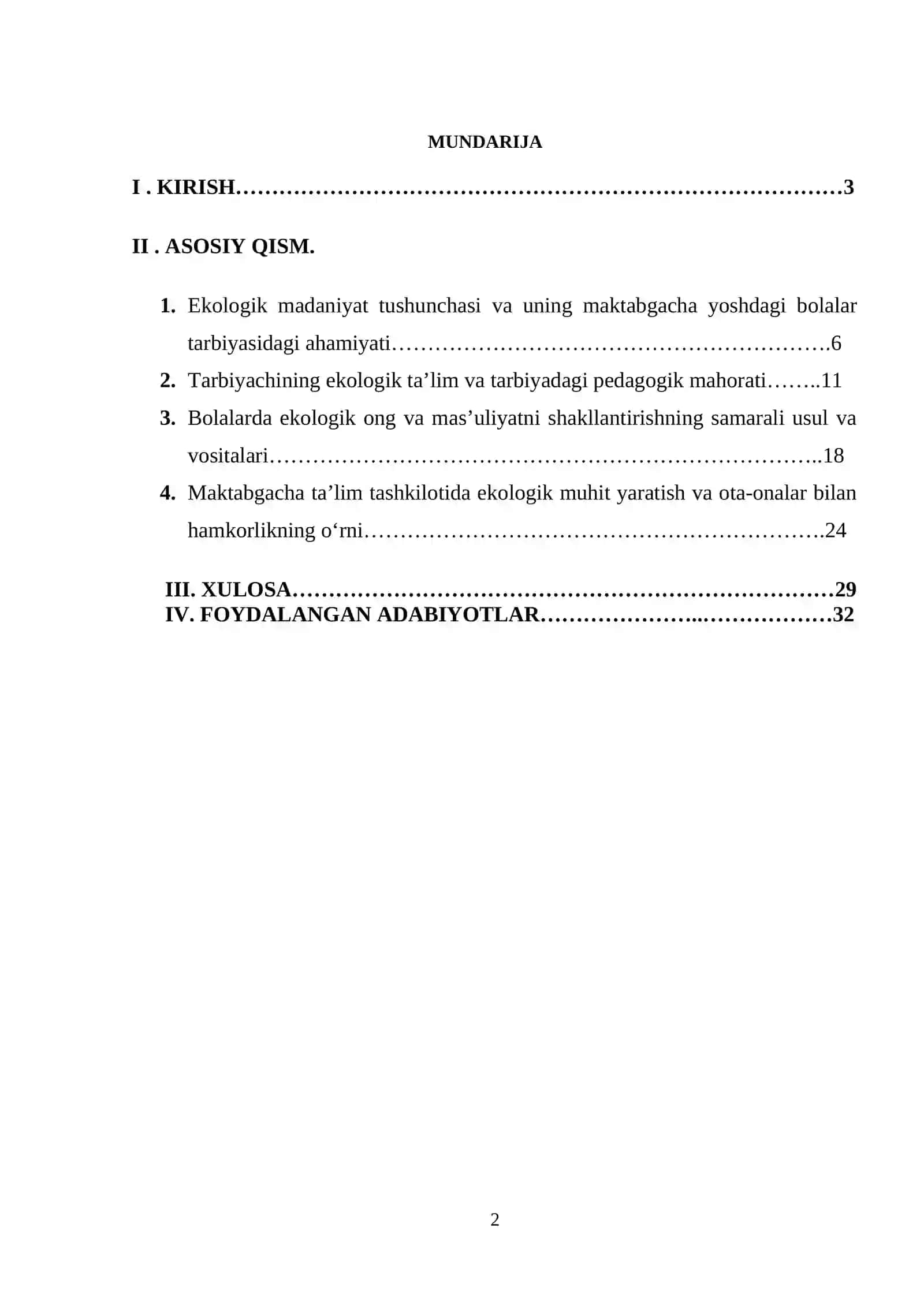Bolalarda ekalogik madaniyatni shakillantirishda tarbiyachining roli 2